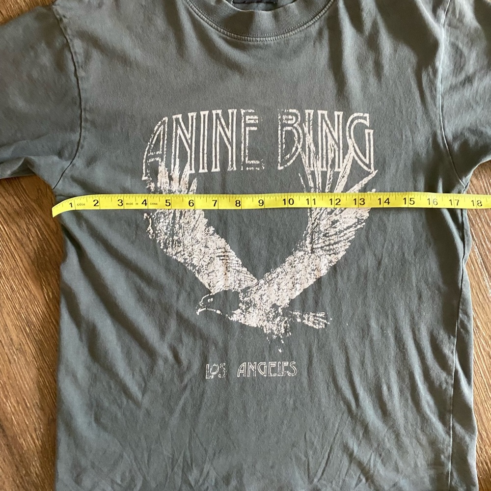 Anine Bing Olive T-Shirt - Picture 8 of 11